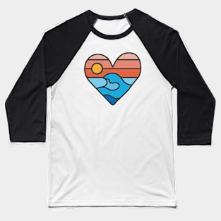 Wave Lover Baseball T-Shirt